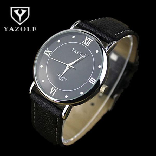 wristwatches yazole brand quartz watch men fashion business leather strap classic simple roman mens watches relogio musculino, Slivery;brown
wristwatches yazole brand quartz watch men fashion business leather strap classic simple roman mens watches relogio musculino, Slivery;brown