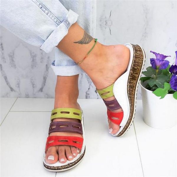 slippers women sandals casual summer woman mujer peep toe soft bottom wedges shoes outdoor heels sandalias plus size 43, Black
slippers women sandals casual summer woman mujer peep toe soft bottom wedges shoes outdoor heels sandalias plus size 43, Black