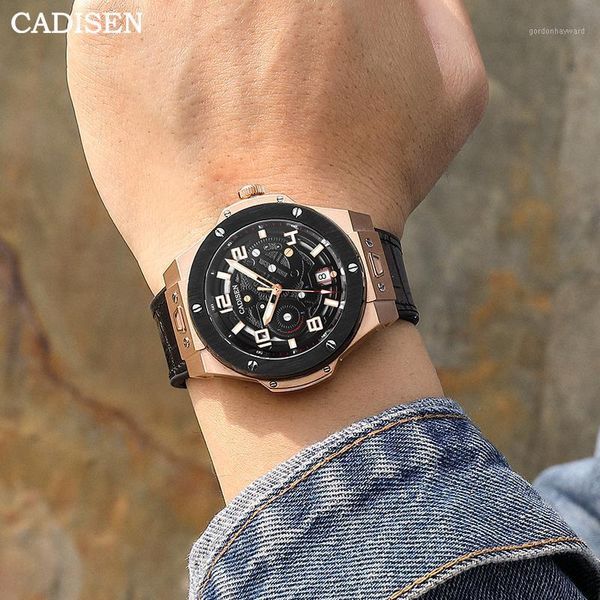 wristwatches cadisen 42mm luxury leather automatic men watch mechanical sapphire 100m waterproof nh35a movement rose gold sport for, Slivery;brown
wristwatches cadisen 42mm luxury leather automatic men watch mechanical sapphire 100m waterproof nh35a movement rose gold sport for, Slivery;brown