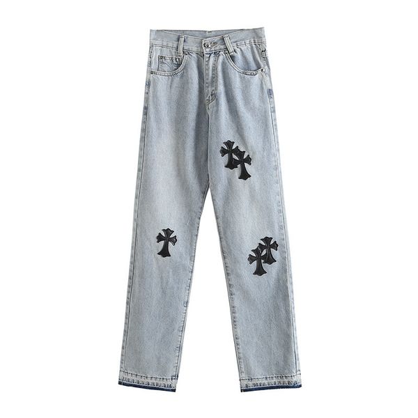 crosin 26xc-1038 cross skinned jeans women's 2021 summer new casual simple straight tube, White;black
crosin 26xc-1038 cross skinned jeans women's 2021 summer new casual simple straight tube, White;black