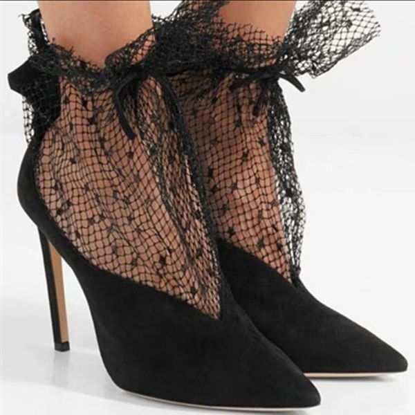 dress shoes exy pointed toe v-mouth stilettos mesh hollow skinny lady ankle boot fairy high heels spring summer 2021 pumps woman, Black
dress shoes exy pointed toe v-mouth stilettos mesh hollow skinny lady ankle boot fairy high heels spring summer 2021 pumps woman, Black