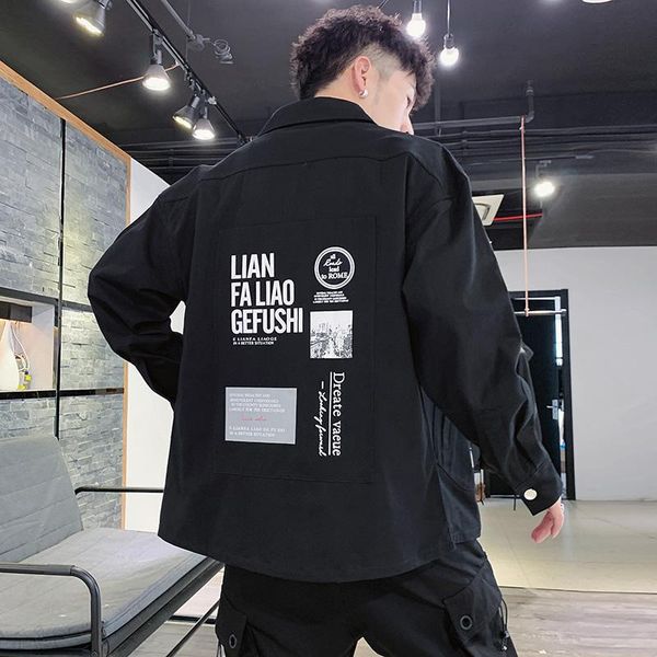 casual men's shirts letter print fashions camisa masculina 2021 long sleeve button up shirt hip hop streetwear loose male, White;black
casual men's shirts letter print fashions camisa masculina 2021 long sleeve button up shirt hip hop streetwear loose male, White;black