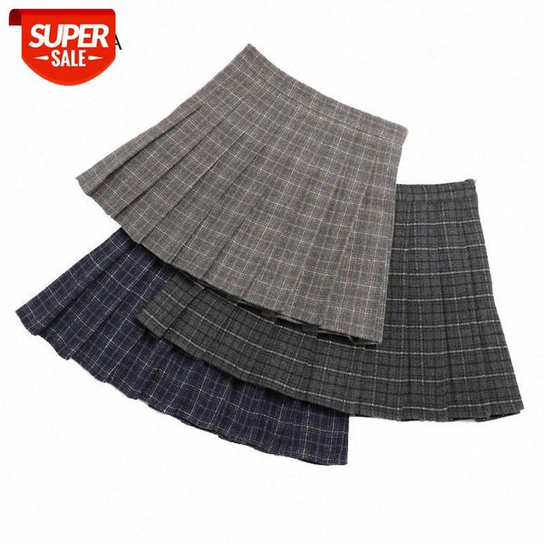 women woolen pleated skirts autumn winter high waist female plaid skirt harajuku mini ladies short skirts casual pleated skirt #7l6j, Black
women woolen pleated skirts autumn winter high waist female plaid skirt harajuku mini ladies short skirts casual pleated skirt #7l6j, Black