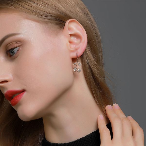 10 pairs/lot korean diamond cherry model charm earrings sweet fruit copper business ear buckle women sweater party gift dress wear earring j, Golden
10 pairs/lot korean diamond cherry model charm earrings sweet fruit copper business ear buckle women sweater party gift dress wear earring j, Golden