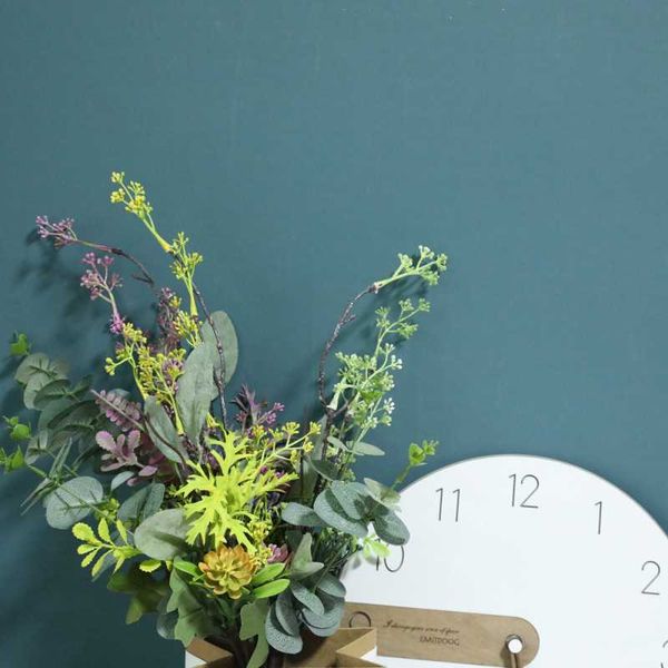 decorative flowers & wreaths 1pc plastic grass eucalyptus leaf fake flower bouquet for diy decor home floral arrangement wedding party plant
decorative flowers & wreaths 1pc plastic grass eucalyptus leaf fake flower bouquet for diy decor home floral arrangement wedding party plant