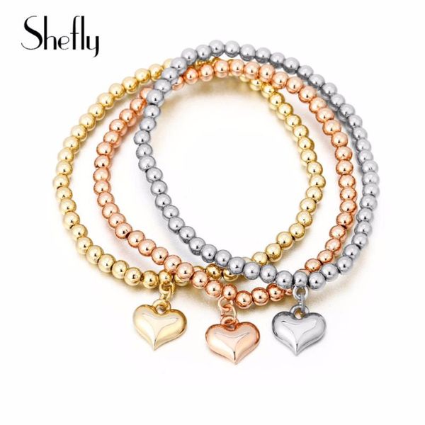charm bracelets 3pcs gold silver mix colors small heart bracelet 2021 women fashion elastic chain jewelry girl praty gifts drop, Golden;silver
charm bracelets 3pcs gold silver mix colors small heart bracelet 2021 women fashion elastic chain jewelry girl praty gifts drop, Golden;silver