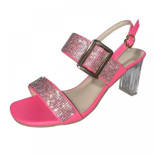 sandals 2021 summer cool and comfortable rhinestone strip high-heeled thick heel round toe women's, Black
sandals 2021 summer cool and comfortable rhinestone strip high-heeled thick heel round toe women's, Black