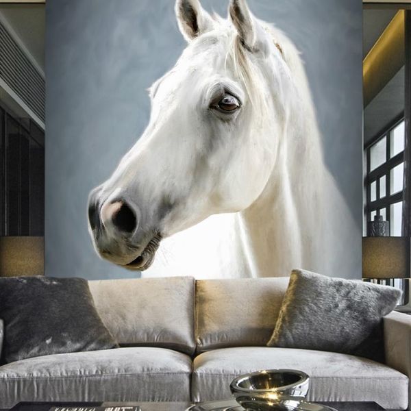 wallpapers horse entrance hallway living room tv backdrop wallpaper painted a large mural painting custom sizes 
wallpapers horse entrance hallway living room tv backdrop wallpaper painted a large mural painting custom sizes