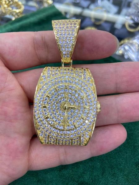 pendant necklaces zircon dial watch inch rope chain necklace for men bling hip hop jewelry, Silver
pendant necklaces zircon dial watch inch rope chain necklace for men bling hip hop jewelry, Silver