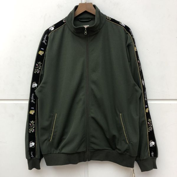 2021 winter cardigan zipper kapital female male jacket 1:1 streetwear embroidered ribbon jackets 2g0v, White;black 
2021 winter cardigan zipper kapital female male jacket 1:1 streetwear embroidered ribbon jackets 2g0v, White;black