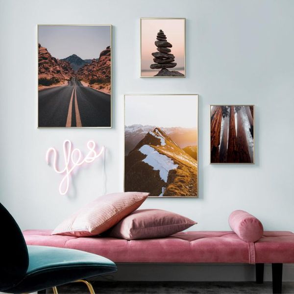 paintings canvas painting road mountain forest stone tower nordic posters and print landscape wall art pictures for living room decoration
paintings canvas painting road mountain forest stone tower nordic posters and print landscape wall art pictures for living room decoration