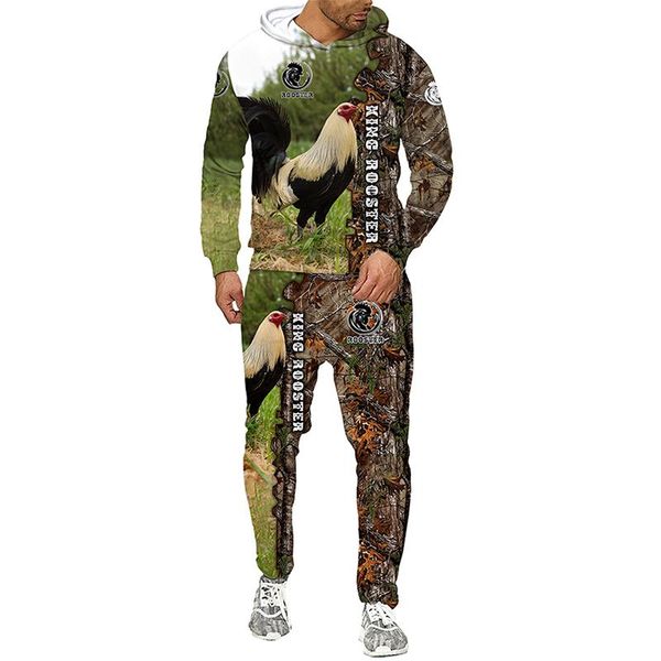 men's tracksuits hunting rooster spring autumn men sportswear 2 piece set hoodie+pants sweatshirts male hooded tracksuit, Gray
men's tracksuits hunting rooster spring autumn men sportswear 2 piece set hoodie+pants sweatshirts male hooded tracksuit, Gray