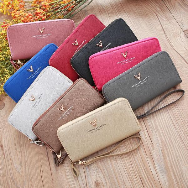 wallets korean style women's handbag single pull long wallet large capacity zip, Red;black
wallets korean style women's handbag single pull long wallet large capacity zip, Red;black