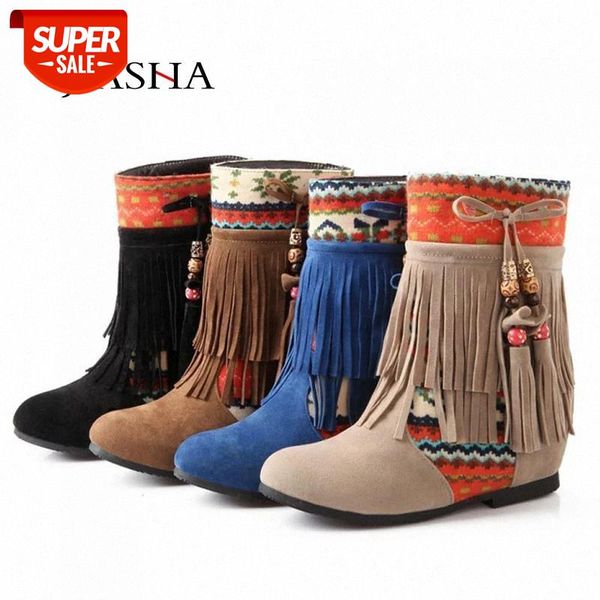 fashion round toe winter boots women shoes 2021 new tassel ethnic style slip on winter shoes woman boots #qk6x, Black
fashion round toe winter boots women shoes 2021 new tassel ethnic style slip on winter shoes woman boots #qk6x, Black