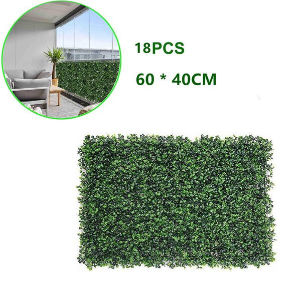 decorative flowers & wreaths boxwood panels - 18 pcs artificial mats hedges plants weddings or parties background walls office home garden d
decorative flowers & wreaths boxwood panels - 18 pcs artificial mats hedges plants weddings or parties background walls office home garden d
