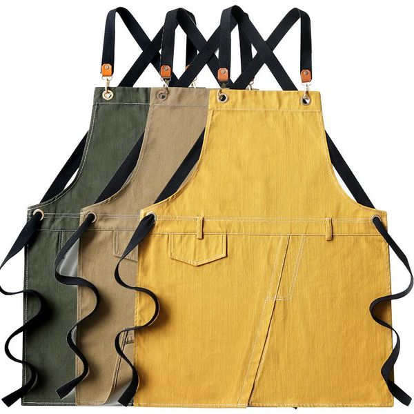 aprons solid canvas coffee women kitchen apron for household cleaning bib baking accessories master
aprons solid canvas coffee women kitchen apron for household cleaning bib baking accessories master