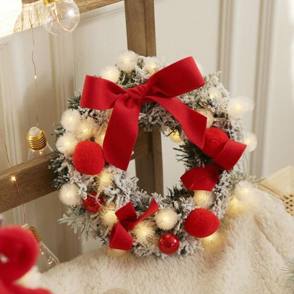 decorative flowers & wreaths christmas wreath with led string light bowknot and plush balls decorated garland for front door window wall han
decorative flowers & wreaths christmas wreath with led string light bowknot and plush balls decorated garland for front door window wall han