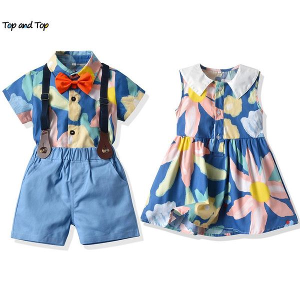 and 2021 new brother and sister matching outfits,baby boy romper gentleman outfit+cute infant toddler girl dresses, White
and 2021 new brother and sister matching outfits,baby boy romper gentleman outfit+cute infant toddler girl dresses, White