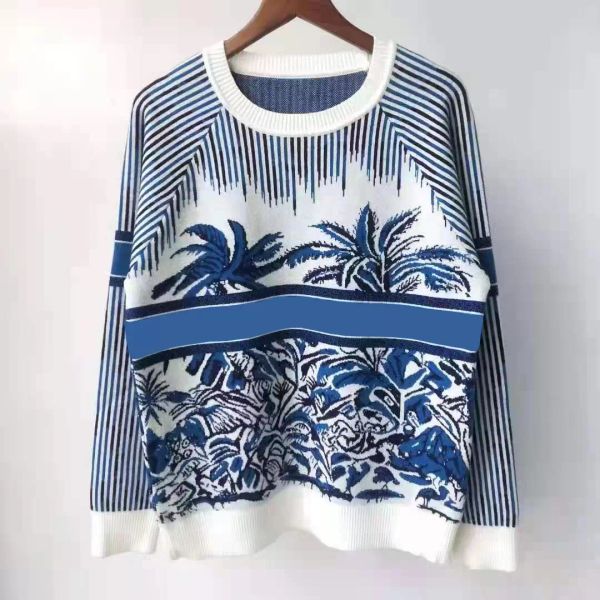 2022 autumn winter fashion women loose knitted sweater casual long sleeve luxury designer pullover, White;black
2022 autumn winter fashion women loose knitted sweater casual long sleeve luxury designer pullover, White;black