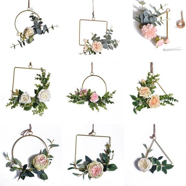 decorative flowers & wreaths wrought iron geometric wreath wall hanging decoration floral hoop for wedding party ornament
decorative flowers & wreaths wrought iron geometric wreath wall hanging decoration floral hoop for wedding party ornament