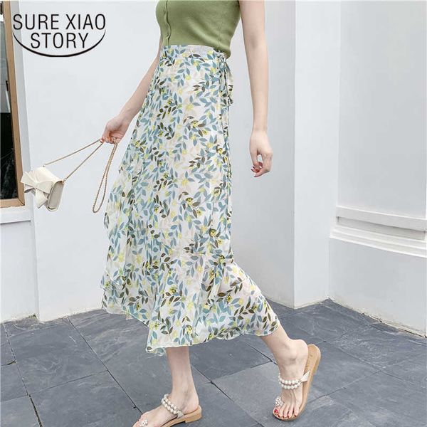 summer chiffon skirt women lace-up lotus leaf beach chiffon skirts irregular skirt fishtail floral midi skirts jupe femme 10232 210528, Black
summer chiffon skirt women lace-up lotus leaf beach chiffon skirts irregular skirt fishtail floral midi skirts jupe femme 10232 210528, Black