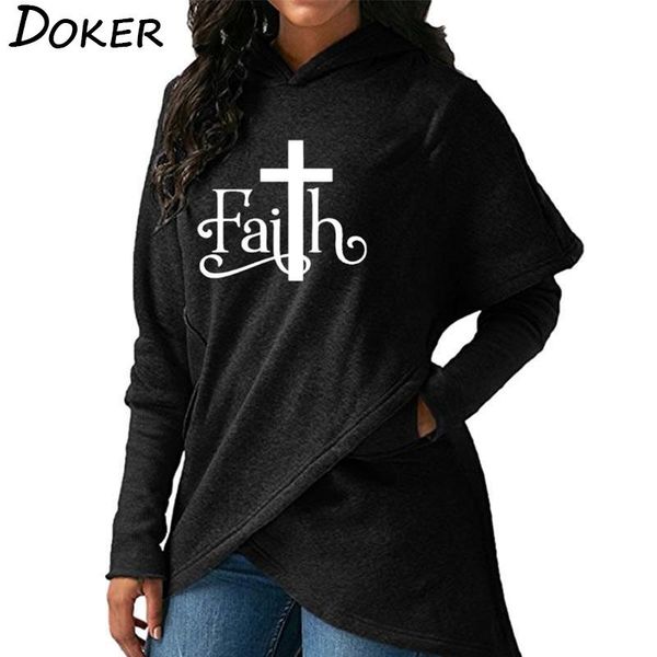 women's hoodies & sweatshirts 2021 autumn faith letter print fashion women hooded pullover sweatshirt female casual warm 6 colors, Black
women's hoodies & sweatshirts 2021 autumn faith letter print fashion women hooded pullover sweatshirt female casual warm 6 colors, Black