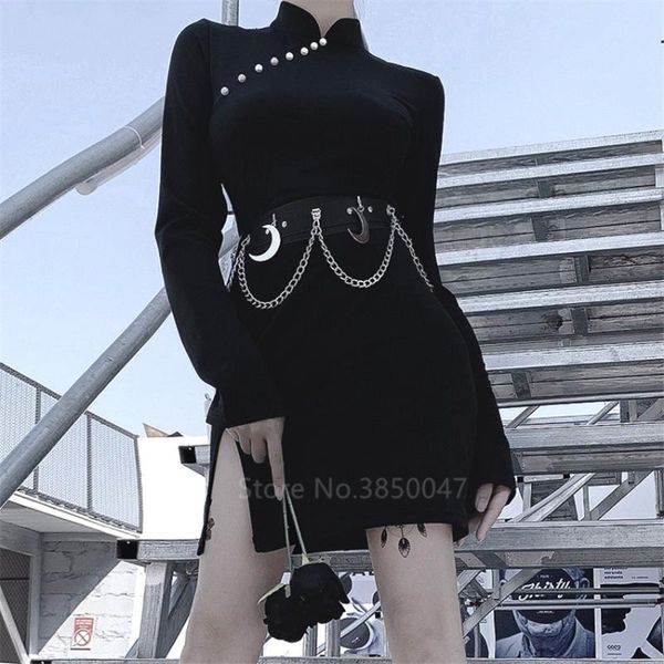 ethnic clothing black gothic cheongsam split dress for women girls chinese style short tight qipao streetwear steampunk chain belt chic, Red
ethnic clothing black gothic cheongsam split dress for women girls chinese style short tight qipao streetwear steampunk chain belt chic, Red