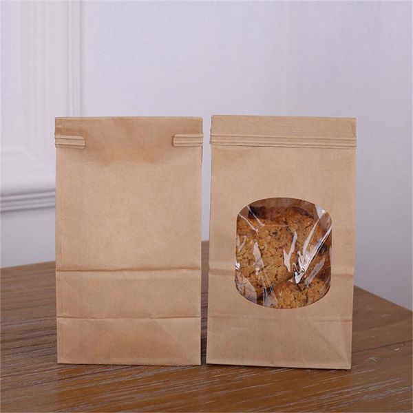gift wrap 10pcs bakery bags with clear window sealing grease proof kraft paper bag for food cookie coffee kitchen accessories
gift wrap 10pcs bakery bags with clear window sealing grease proof kraft paper bag for food cookie coffee kitchen accessories