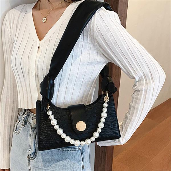 shoulder bags women crocodile pattern pu leather armpit bag pearl decoration designer handbags female solid color wide strap sac
shoulder bags women crocodile pattern pu leather armpit bag pearl decoration designer handbags female solid color wide strap sac