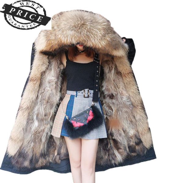 women's fur & faux winter fashion woman loose coat ladies clothing female hooded raccoon collar warmth thicken coats cy482, Black
women's fur & faux winter fashion woman loose coat ladies clothing female hooded raccoon collar warmth thicken coats cy482, Black