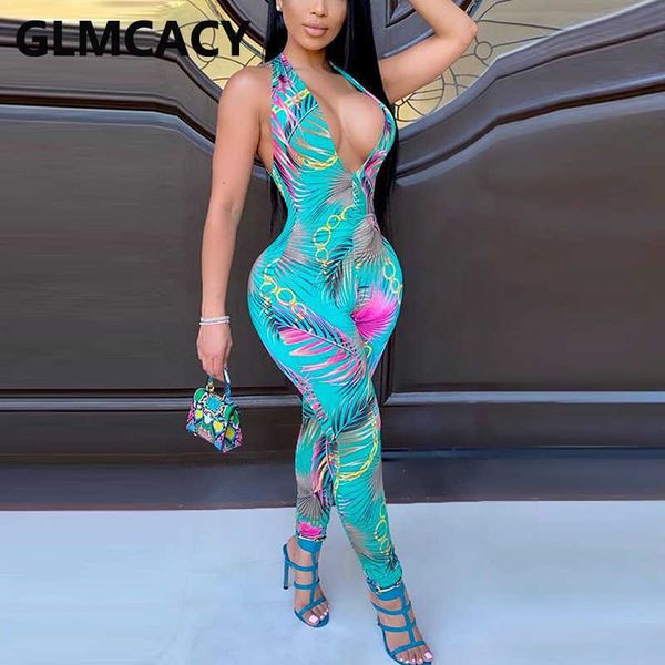 halter backless v neck jumpsuit tropical printed skinny summer overalls 210702, Black;white
halter backless v neck jumpsuit tropical printed skinny summer overalls 210702, Black;white
