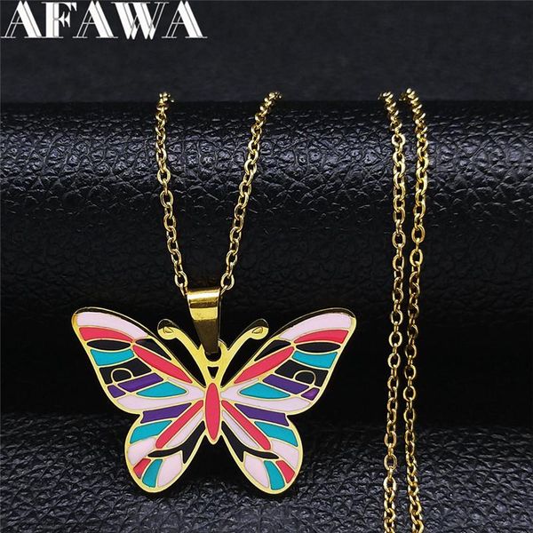 pendant necklaces stainless steel colorful enamel flower butterfly chain women/men necklace jewelry collier papillon n9515s01, Silver
pendant necklaces stainless steel colorful enamel flower butterfly chain women/men necklace jewelry collier papillon n9515s01, Silver
