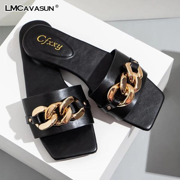 sandals lmcavasun ladies slippers and black metal chain decorated flat split toe women slides same design
sandals lmcavasun ladies slippers and black metal chain decorated flat split toe women slides same design