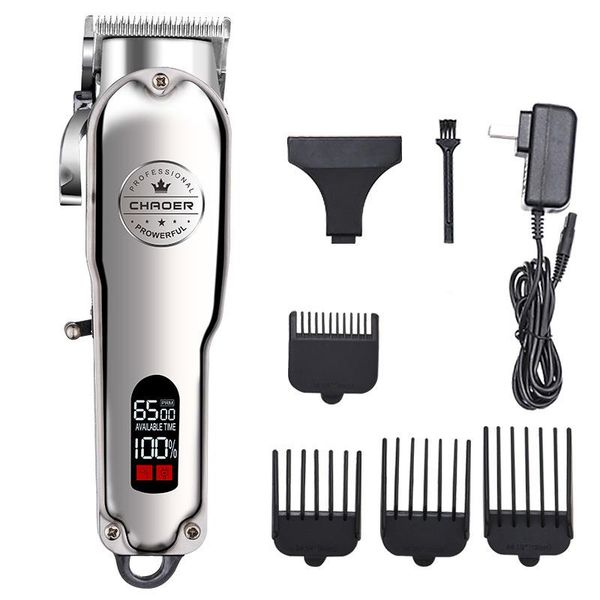 electric hair clipper rechargeable hair trimmer titanium ceramic blade salon men cutting barber machine lcd display
electric hair clipper rechargeable hair trimmer titanium ceramic blade salon men cutting barber machine lcd display