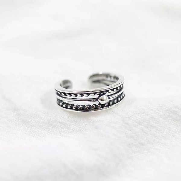 wedding rings personality vintage 925 sterling silver jewelry opening beads for women adjustable bague anillos, Slivery;golden
wedding rings personality vintage 925 sterling silver jewelry opening beads for women adjustable bague anillos, Slivery;golden