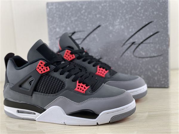2022 authentic 4 infrared dark grey athletic shoes men women zen master 4s amethyst wave/bright crimson-black-cement grey sports sneakers wi, White;red
2022 authentic 4 infrared dark grey athletic shoes men women zen master 4s amethyst wave/bright crimson-black-cement grey sports sneakers wi, White;red