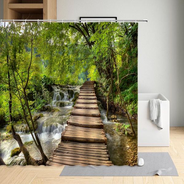 shower curtains natural scenery waterfall curtain bridge board road mount forest washable cloth bathroom decor bath screen with hooks
shower curtains natural scenery waterfall curtain bridge board road mount forest washable cloth bathroom decor bath screen with hooks