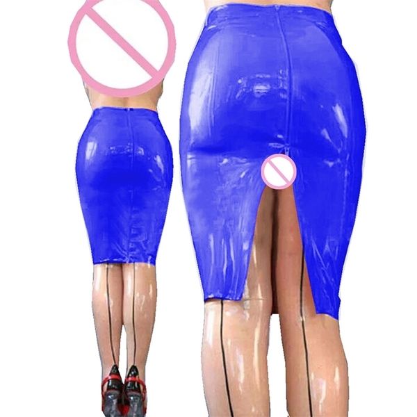 11 colors wet look pvc pencil knee length split skirt ladies bodycon midi skirt package hips back full zipper bottoms 210310, Black
11 colors wet look pvc pencil knee length split skirt ladies bodycon midi skirt package hips back full zipper bottoms 210310, Black