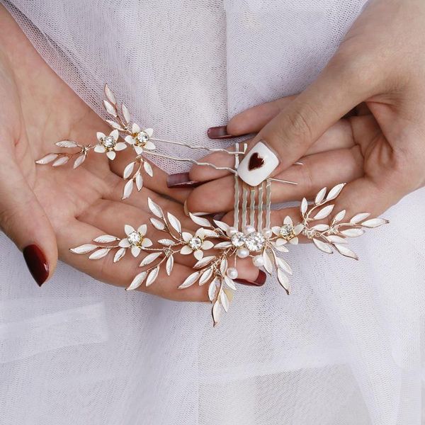 hair clips & barrettes bridal jewelry vintage gold pins combs leaf flower headbands headpieces zircon pearls tiaras brides wedding accessori, Golden;silver
hair clips & barrettes bridal jewelry vintage gold pins combs leaf flower headbands headpieces zircon pearls tiaras brides wedding accessori, Golden;silver