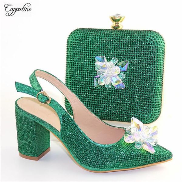 dress shoes fashion green party spring/autumn and evening handbag set 56882-1, heel height 9cm, Black
dress shoes fashion green party spring/autumn and evening handbag set 56882-1, heel height 9cm, Black