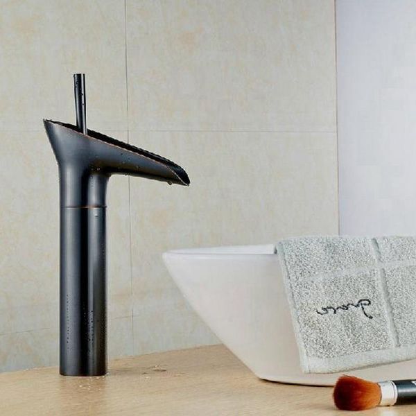 bathroom sink faucets black oil rubbed brass single handle lever hole deck mounted waterfall faucet vessel basin mixer tap ahg034
bathroom sink faucets black oil rubbed brass single handle lever hole deck mounted waterfall faucet vessel basin mixer tap ahg034