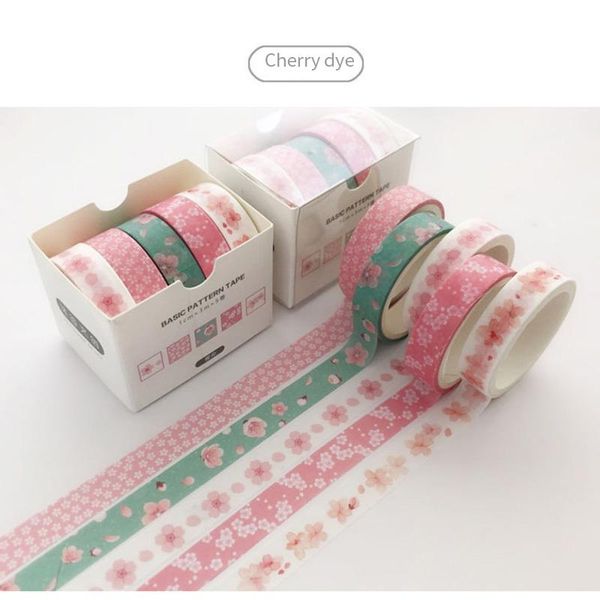 5 pcs/green dew/ cherry dyeing/vine paper washi tape adhesive tape diy scrapbooking sticker label masking
5 pcs/green dew/ cherry dyeing/vine paper washi tape adhesive tape diy scrapbooking sticker label masking