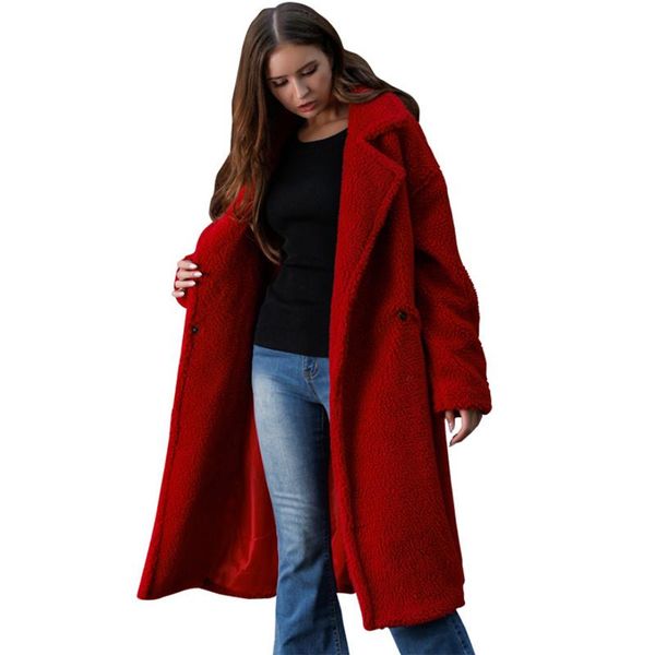 women's wool & blends liva girl women winter warm notched collar button artificial fur coat outwear autumn jacket casual loose solid lo, Black
women's wool & blends liva girl women winter warm notched collar button artificial fur coat outwear autumn jacket casual loose solid lo, Black