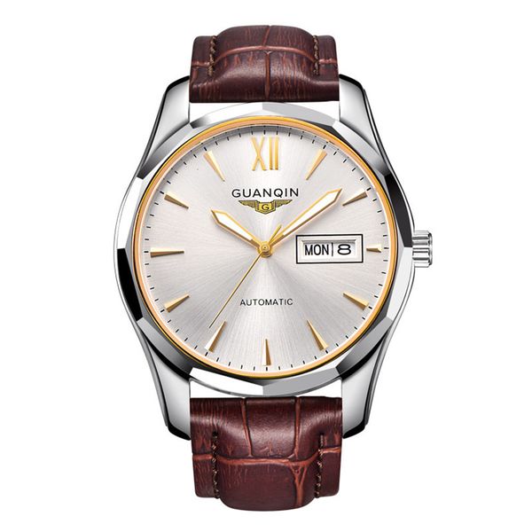 guanqin japan nh36 movement men automatic mechanical watches fire fashion waterproof sapphire relogio masculino, Slivery;brown
guanqin japan nh36 movement men automatic mechanical watches fire fashion waterproof sapphire relogio masculino, Slivery;brown