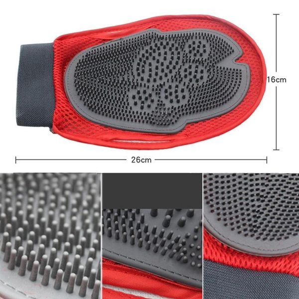 dog apparel pet bath massage polyester glove grooming tool silicone brush to remove tangled hair n06
dog apparel pet bath massage polyester glove grooming tool silicone brush to remove tangled hair n06