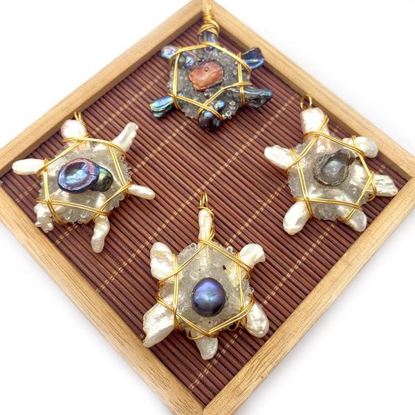 charms natural freshwater pearl irregular shaped crystal winding fashion exquisite pendant diy necklace bracelet accessories, Bronze;silver
charms natural freshwater pearl irregular shaped crystal winding fashion exquisite pendant diy necklace bracelet accessories, Bronze;silver