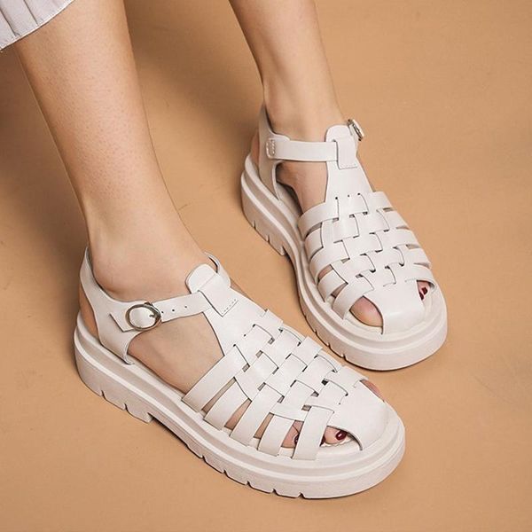 sandals women platform solid color fashion weave baotou upper design buckle summer gladiator outdoor beach woman shoes, Black
sandals women platform solid color fashion weave baotou upper design buckle summer gladiator outdoor beach woman shoes, Black