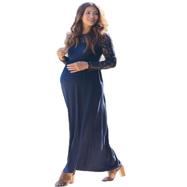 maternity dresses 2021 fashion pregnant women wear pure color lace pregnancy long sleeve dress elegant q0105, White
maternity dresses 2021 fashion pregnant women wear pure color lace pregnancy long sleeve dress elegant q0105, White