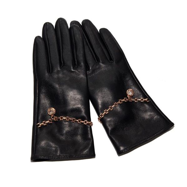 five fingers gloves women 100% real sheepskin leather comfortable winter keep warm fashion female chain glove s2212, Blue;gray
five fingers gloves women 100% real sheepskin leather comfortable winter keep warm fashion female chain glove s2212, Blue;gray