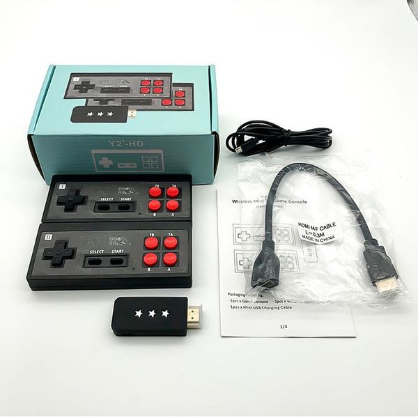 portable game players y2 4k video console 8 bit built in 621 mini retro wireless controller hd output dual 
portable game players y2 4k video console 8 bit built in 621 mini retro wireless controller hd output dual